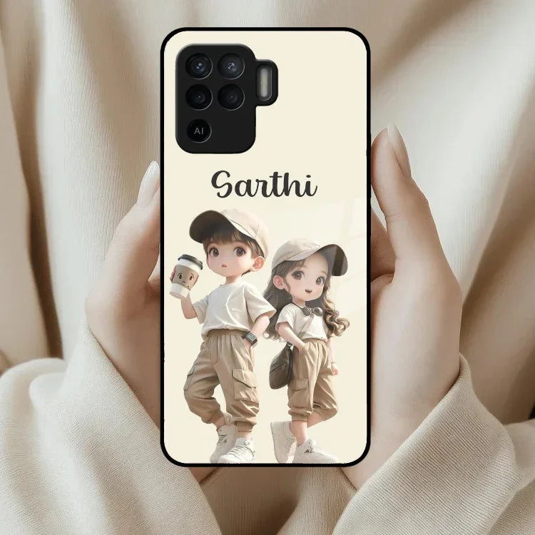 Sweet Harmony Customize Glass Case Cover For Oppo - ShopOnCliQ
