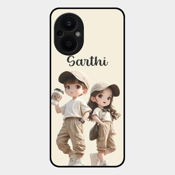 Sweet Harmony Customize Glass Case Cover For Oppo F21 Pro 5G