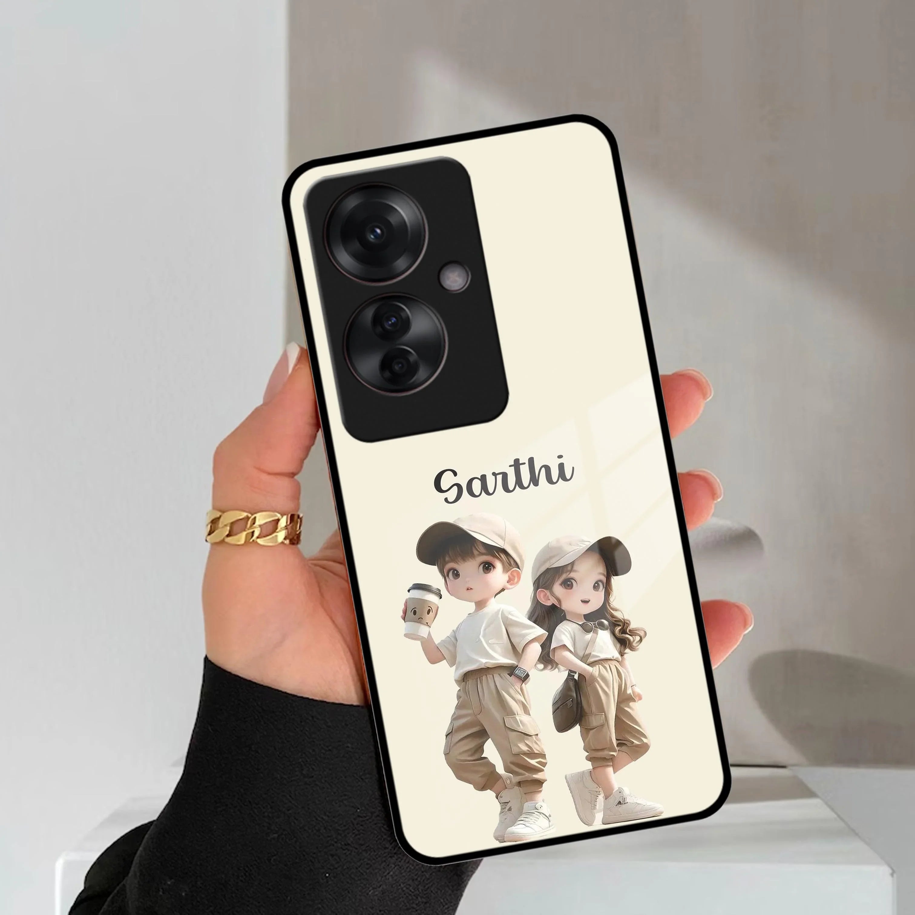 Sweet Harmony Customize Glass Case Cover For Oppo - ShopOnCliQ