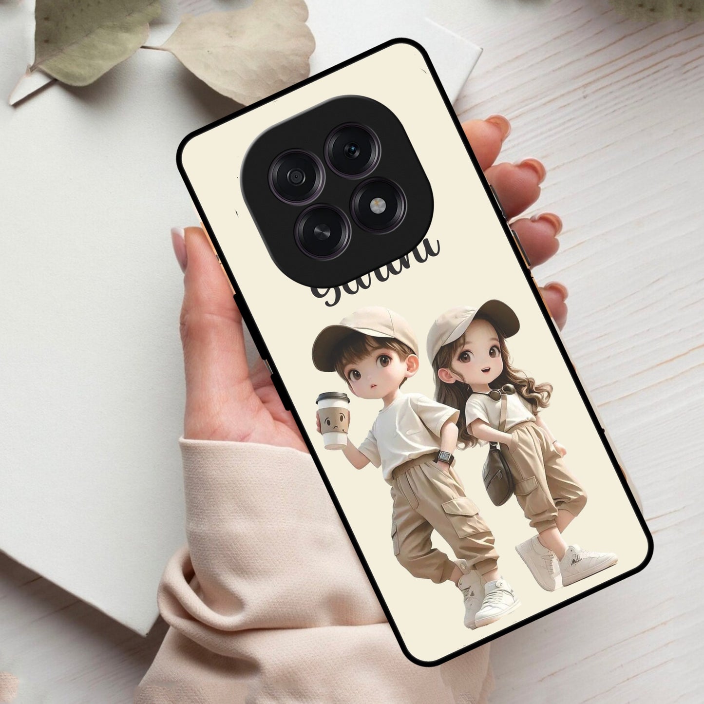Sweet Harmony Customize Glass Case Cover For Oppo