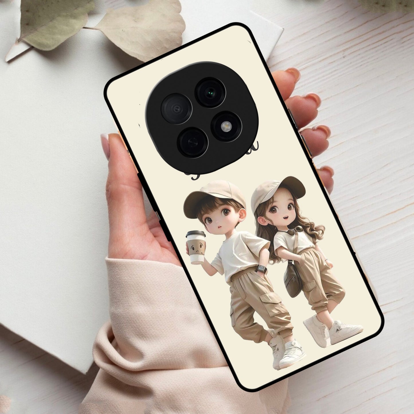 Sweet Harmony Customize Glass Case Cover For Oppo