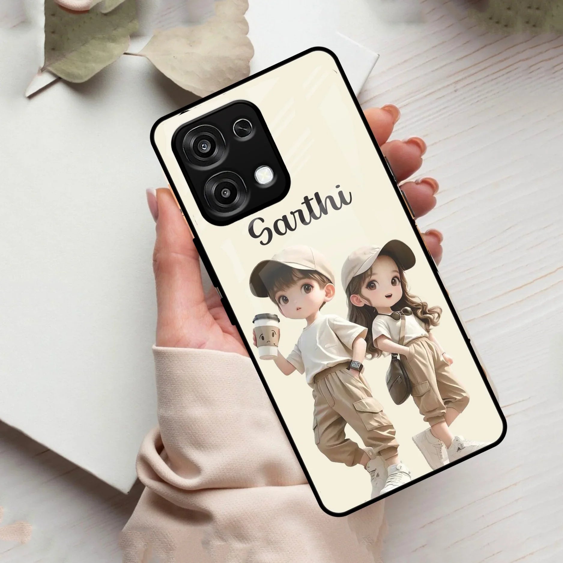 Sweet Harmony Customize Glass Case Cover For Oppo