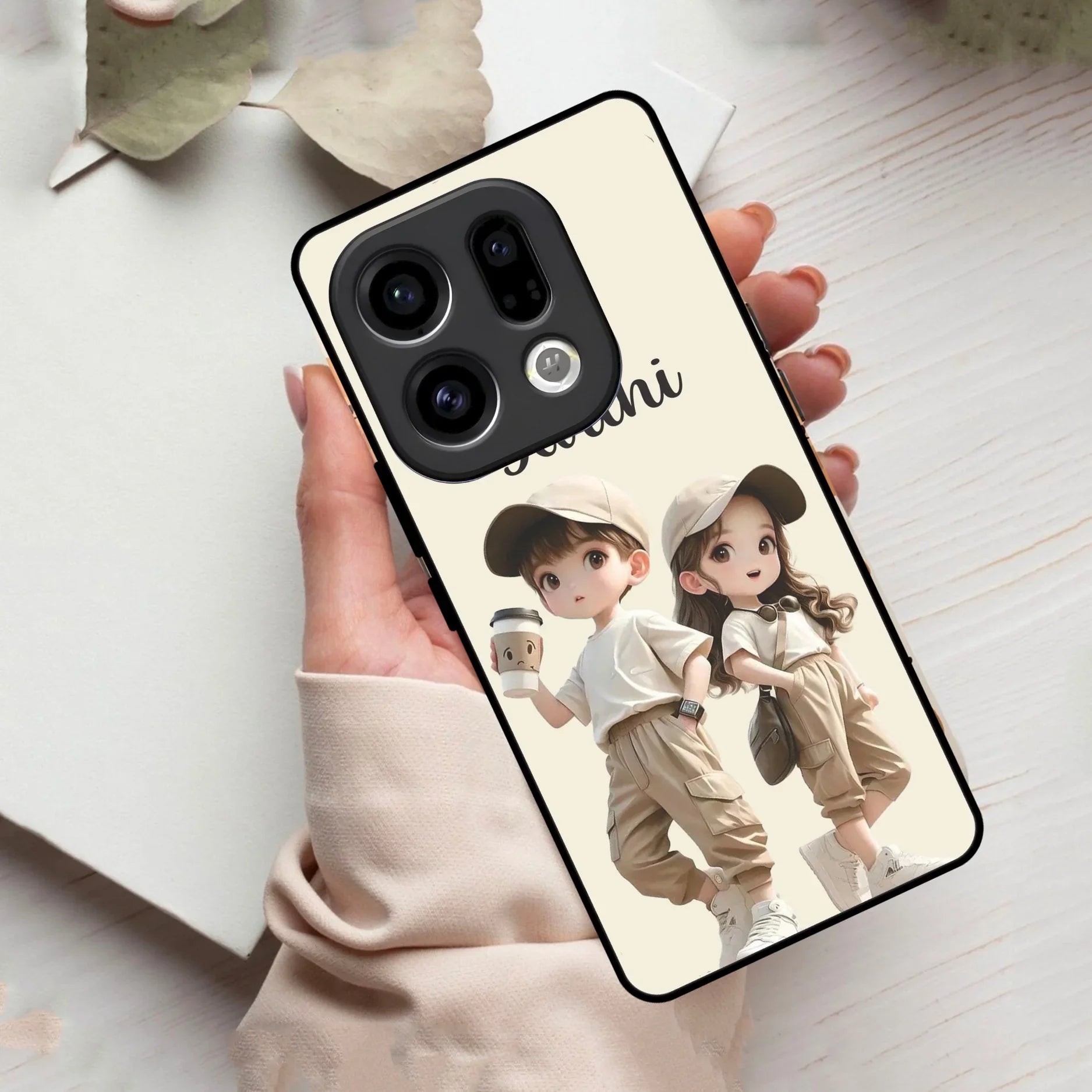 Sweet Harmony Customize Glass Case Cover For Oppo