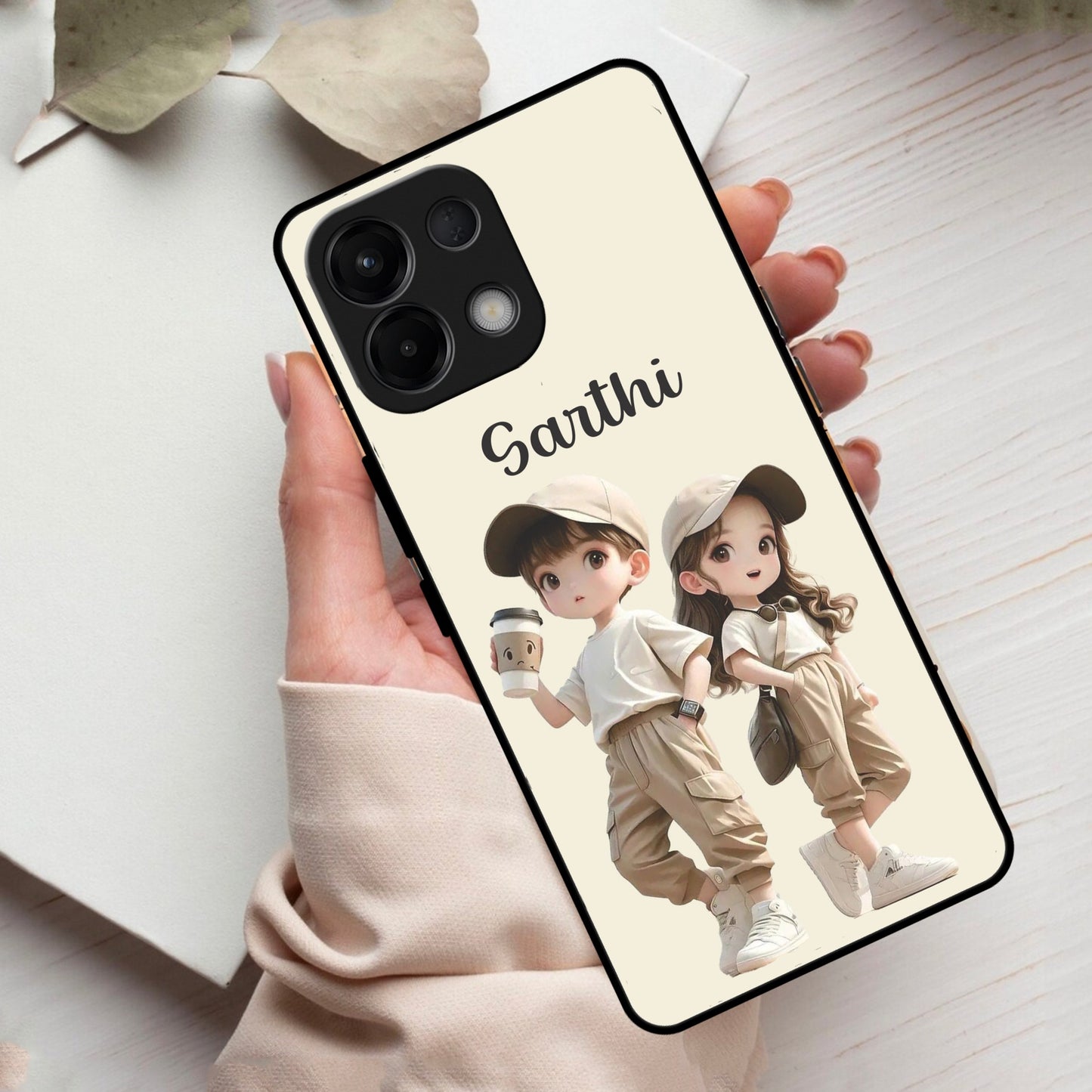 Sweet Harmony Customize Glass Case Cover For Oppo