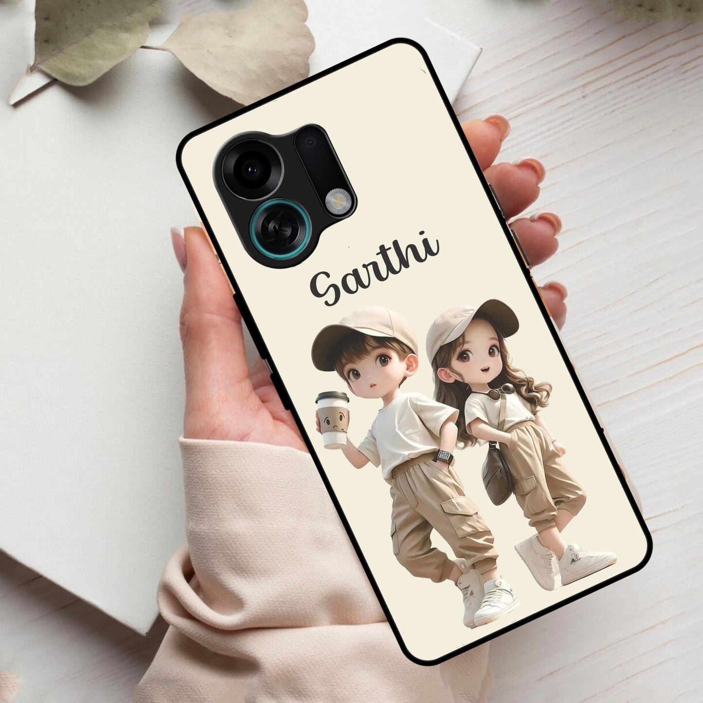 Sweet Harmony Customize Glass Case Cover For Oppo