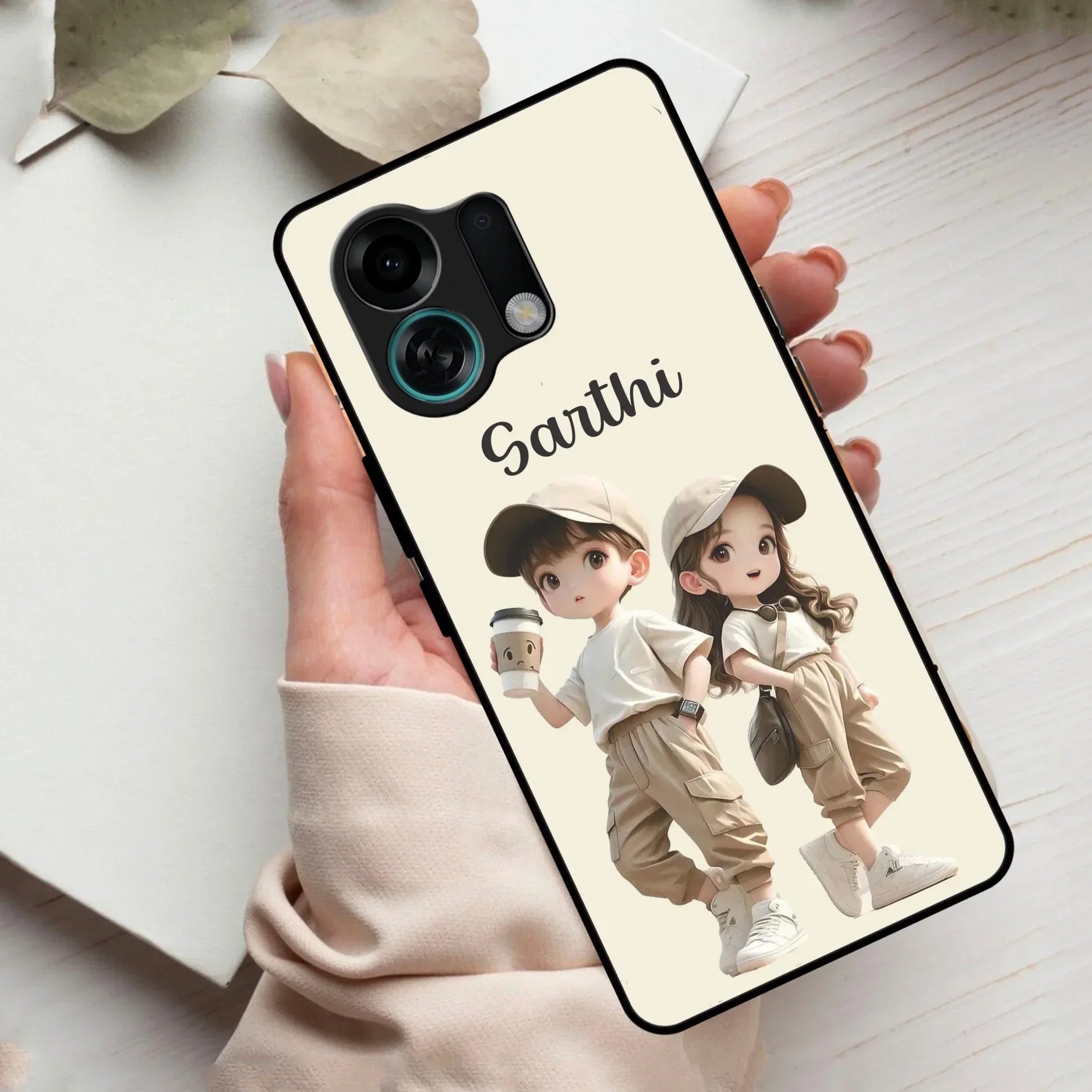 Sweet Harmony Customize Glass Case Cover For Oppo - ShopOnCliQ