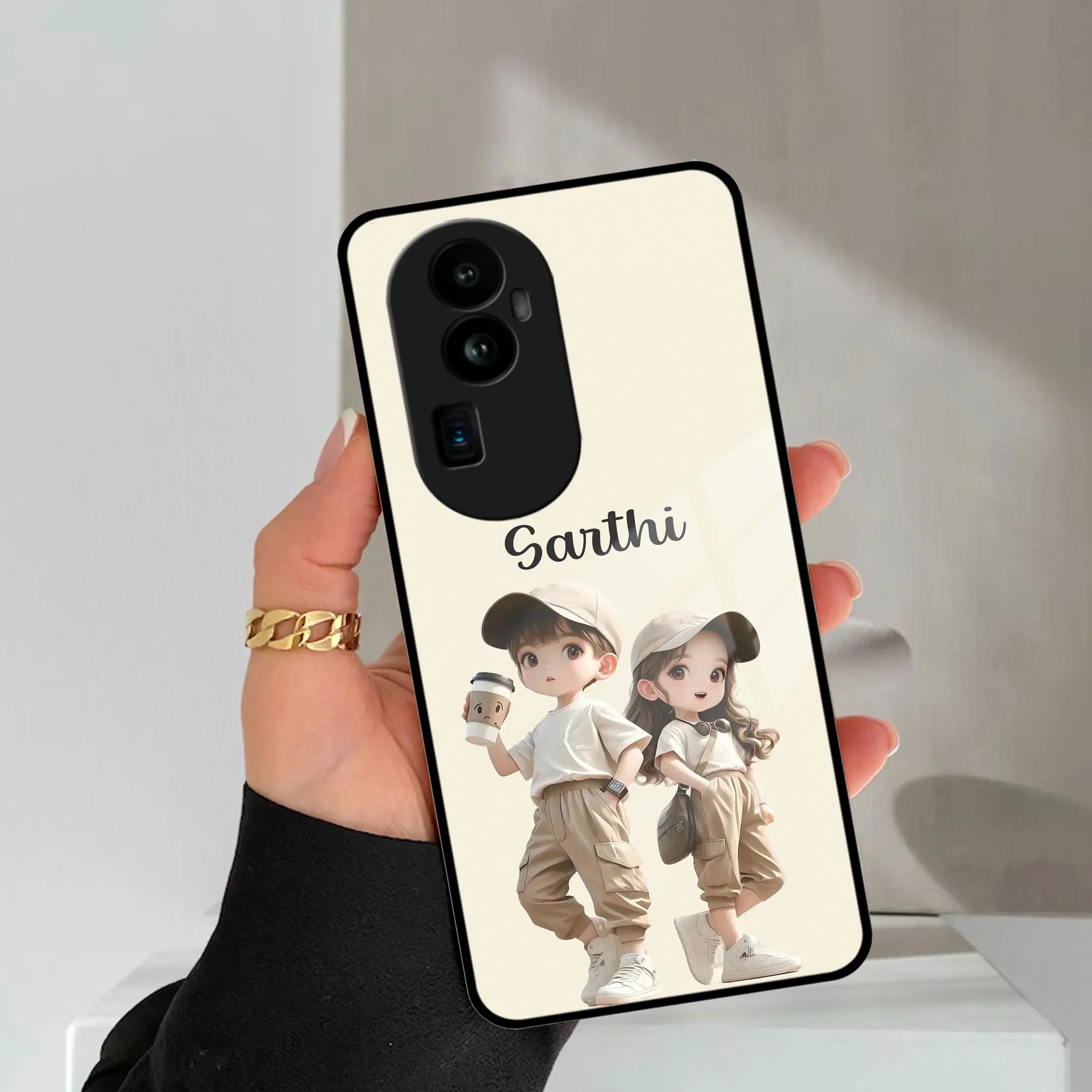 Sweet Harmony Customize Glass Case Cover For Oppo - ShopOnCliQ