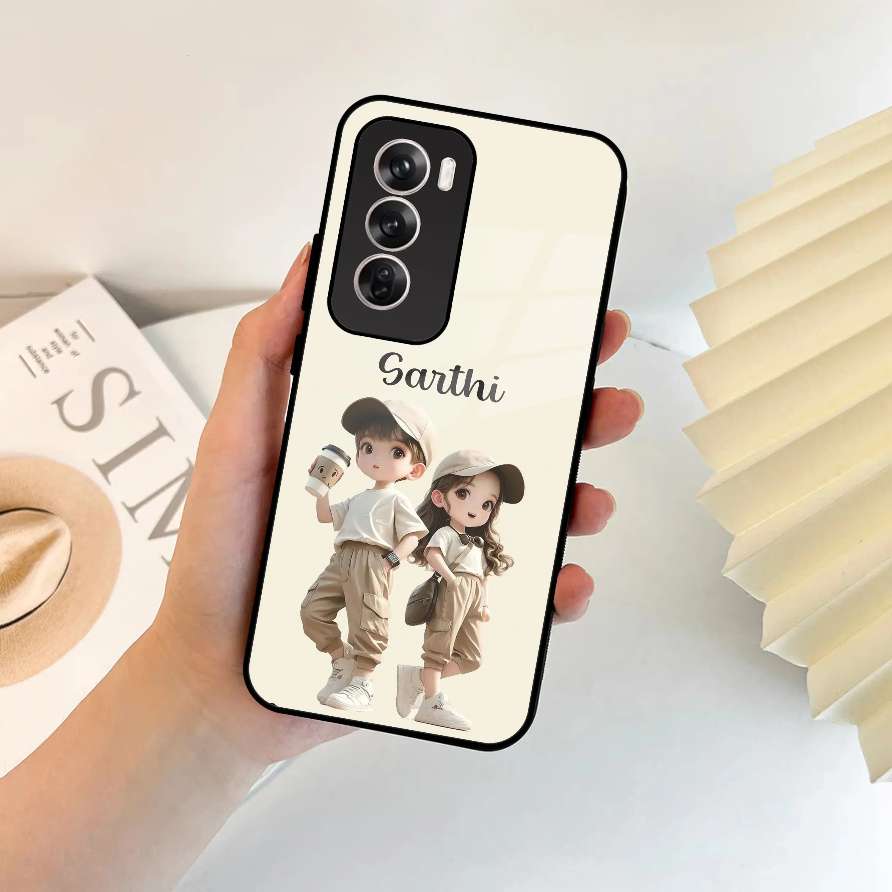 Sweet Harmony Customize Glass Case Cover For Oppo - ShopOnCliQ