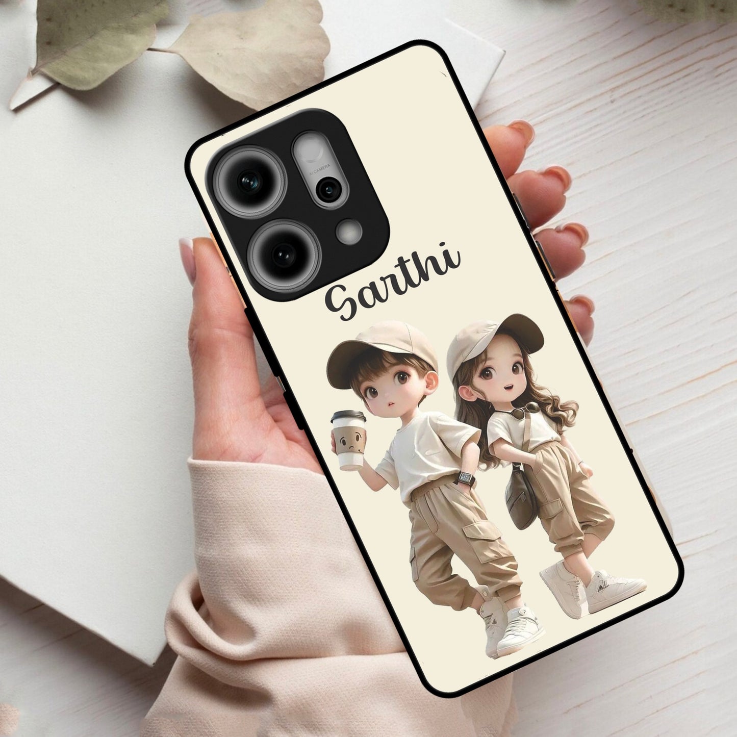 Sweet Harmony Customize Glass Case Cover For Oppo