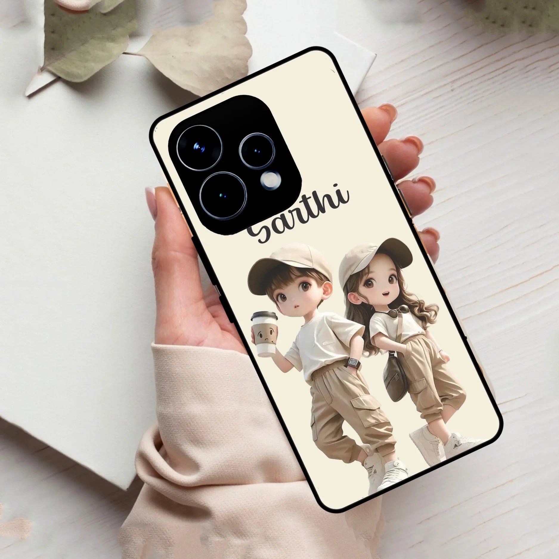 Sweet Harmony Customize Glass Case Cover For Oppo