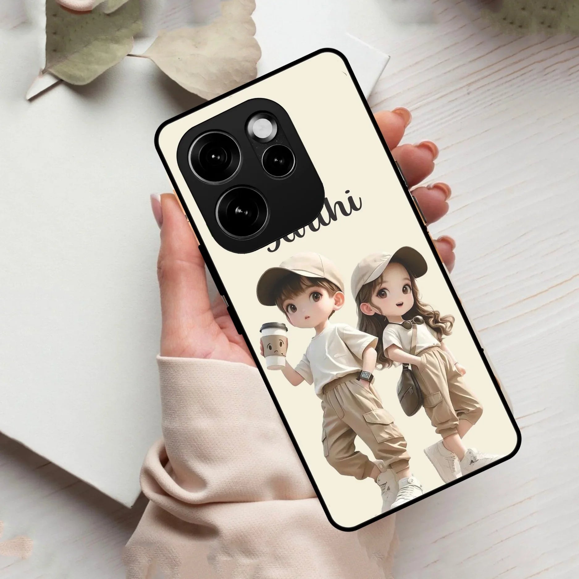 Sweet Harmony Customize Glass Case Cover For Oppo