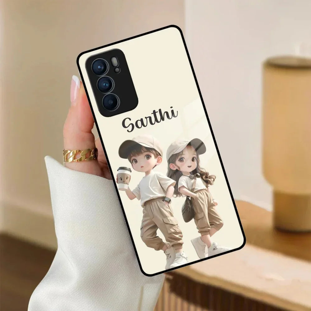 Sweet Harmony Customize Glass Case Cover For Oppo - ShopOnCliQ