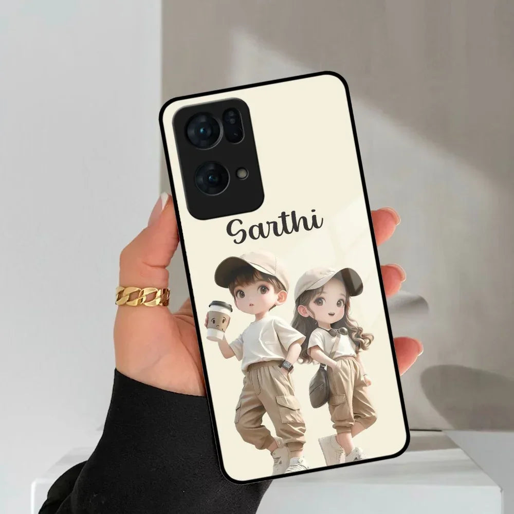 Sweet Harmony Customize Glass Case Cover For Oppo - ShopOnCliQ