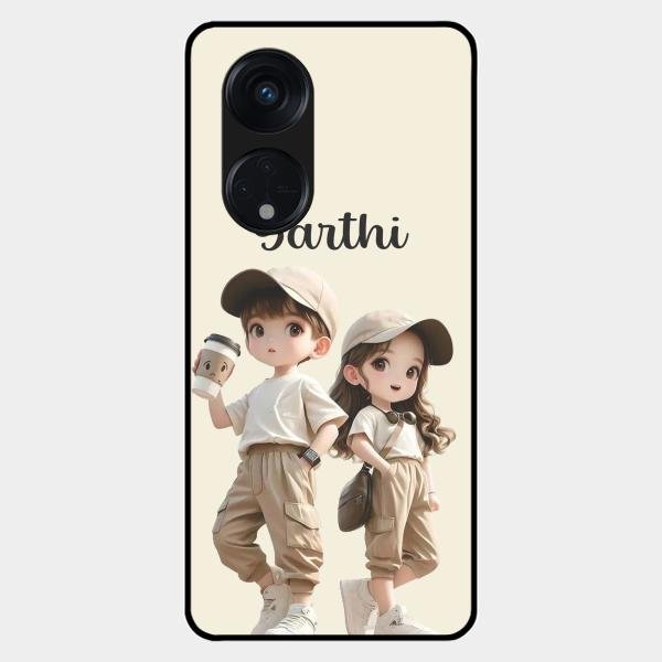 Sweet Harmony Customize Glass Case Cover For Oppo Reno 8T 5G