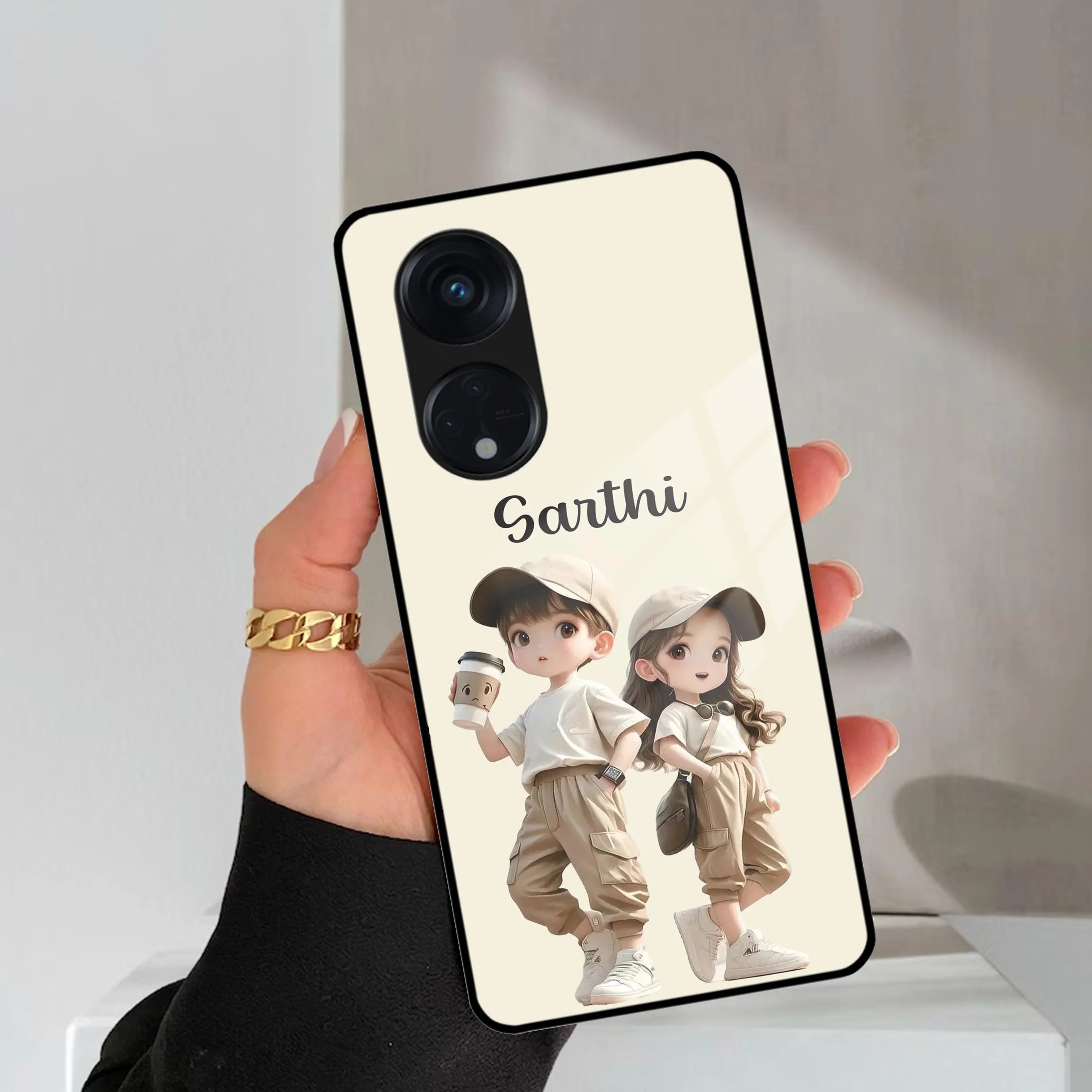 Sweet Harmony Customize Glass Case Cover For Oppo - ShopOnCliQ