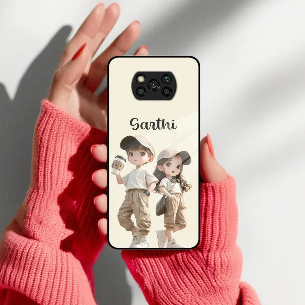 Sweet Harmony Customize Glass Case Cover For Poco - ShopOnCliQ