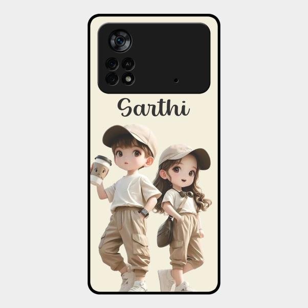 Sweet Harmony Customize Glass Case Cover For Poco X4 Pro 5G