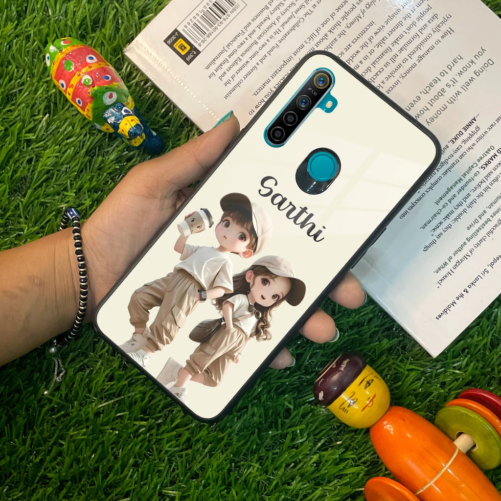 Sweet Harmony Customize Glass Case Cover For Realme/Narzo - ShopOnCliQ