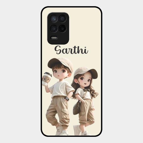 Sweet Harmony Customize Glass Case Cover For Realme 8 5G