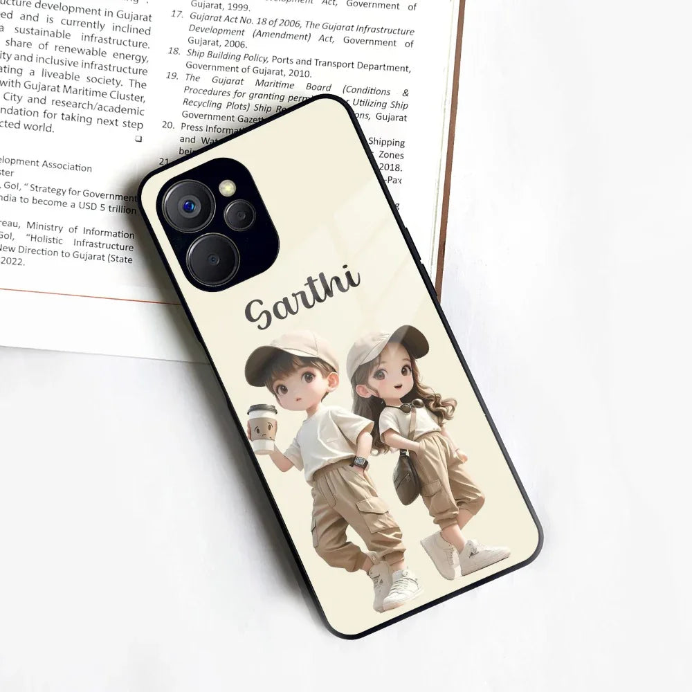 Sweet Harmony Customize Glass Case Cover For Realme/Narzo - ShopOnCliQ