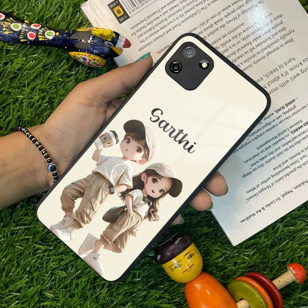 Sweet Harmony Customize Glass Case Cover For Realme/Narzo - ShopOnCliQ