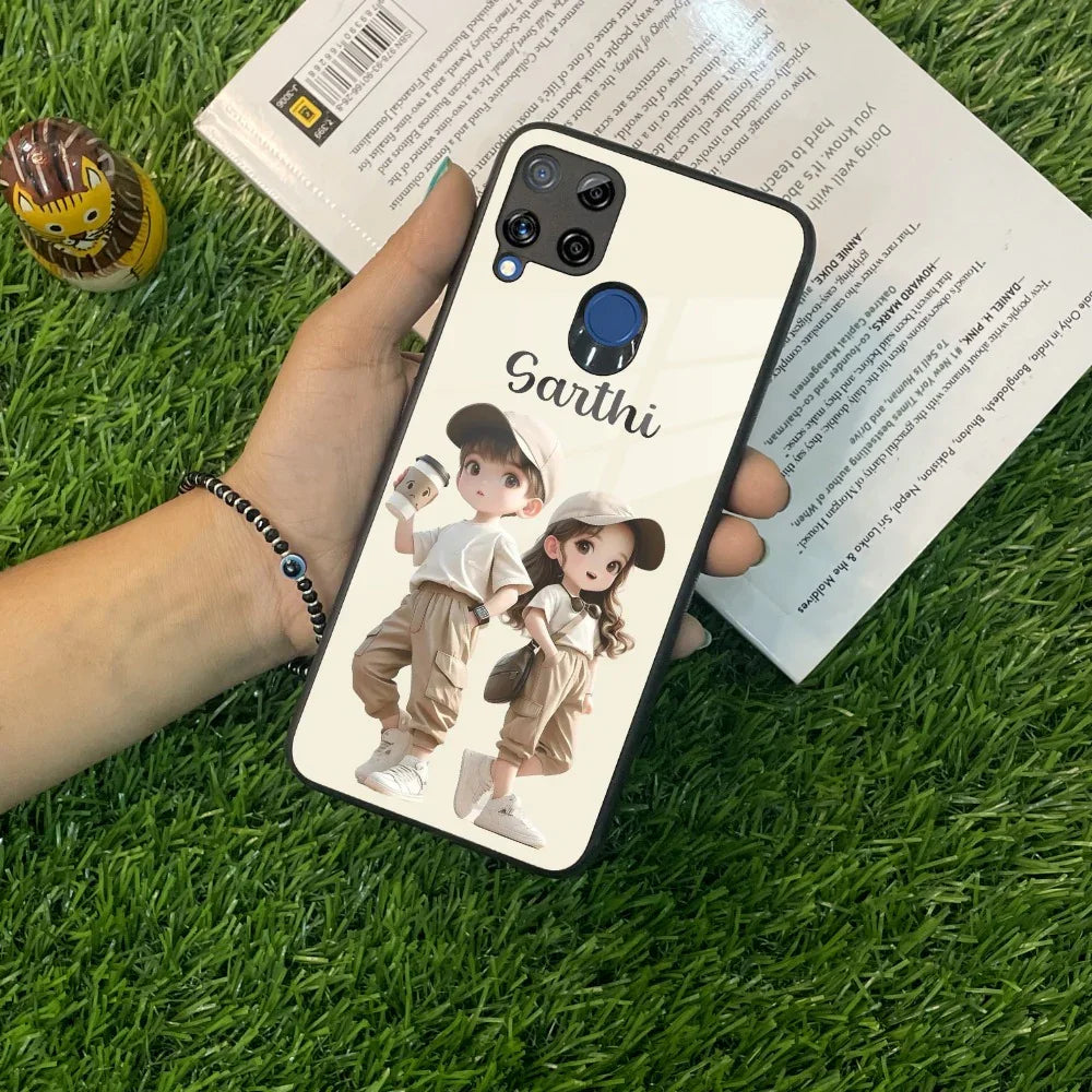 Sweet Harmony Customize Glass Case Cover For Realme/Narzo - ShopOnCliQ