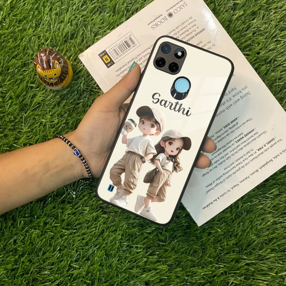 Sweet Harmony Customize Glass Case Cover For Realme/Narzo - ShopOnCliQ