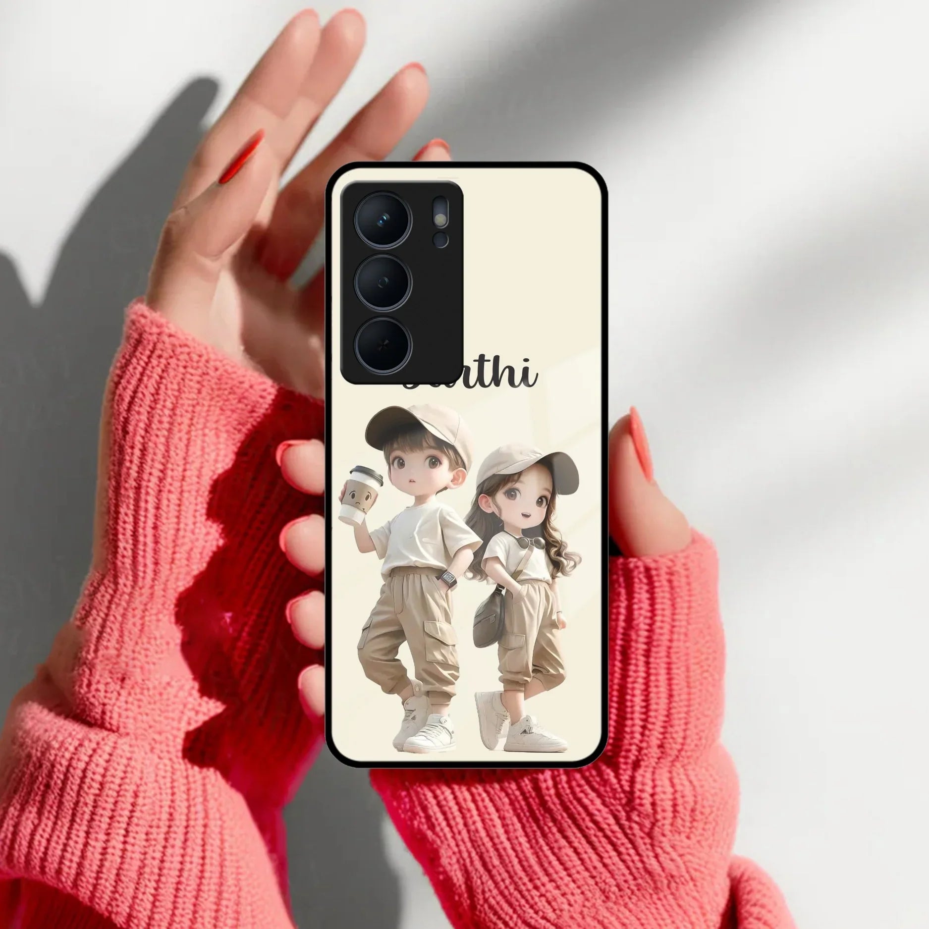 Sweet Harmony Customize Glass Case Cover For Realme/Narzo - ShopOnCliQ