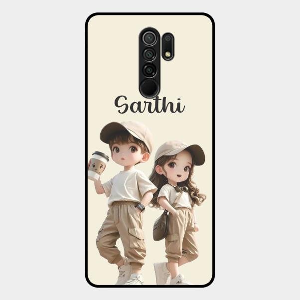 Sweet Harmony Customize Glass Case Cover For Redmi 9 Prime