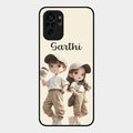 Sweet Harmony Customize Glass Case Cover For Redmi Note 10
