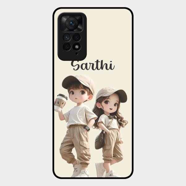 Sweet Harmony Customize Glass Case Cover For Redmi Note 11 Pro 5G