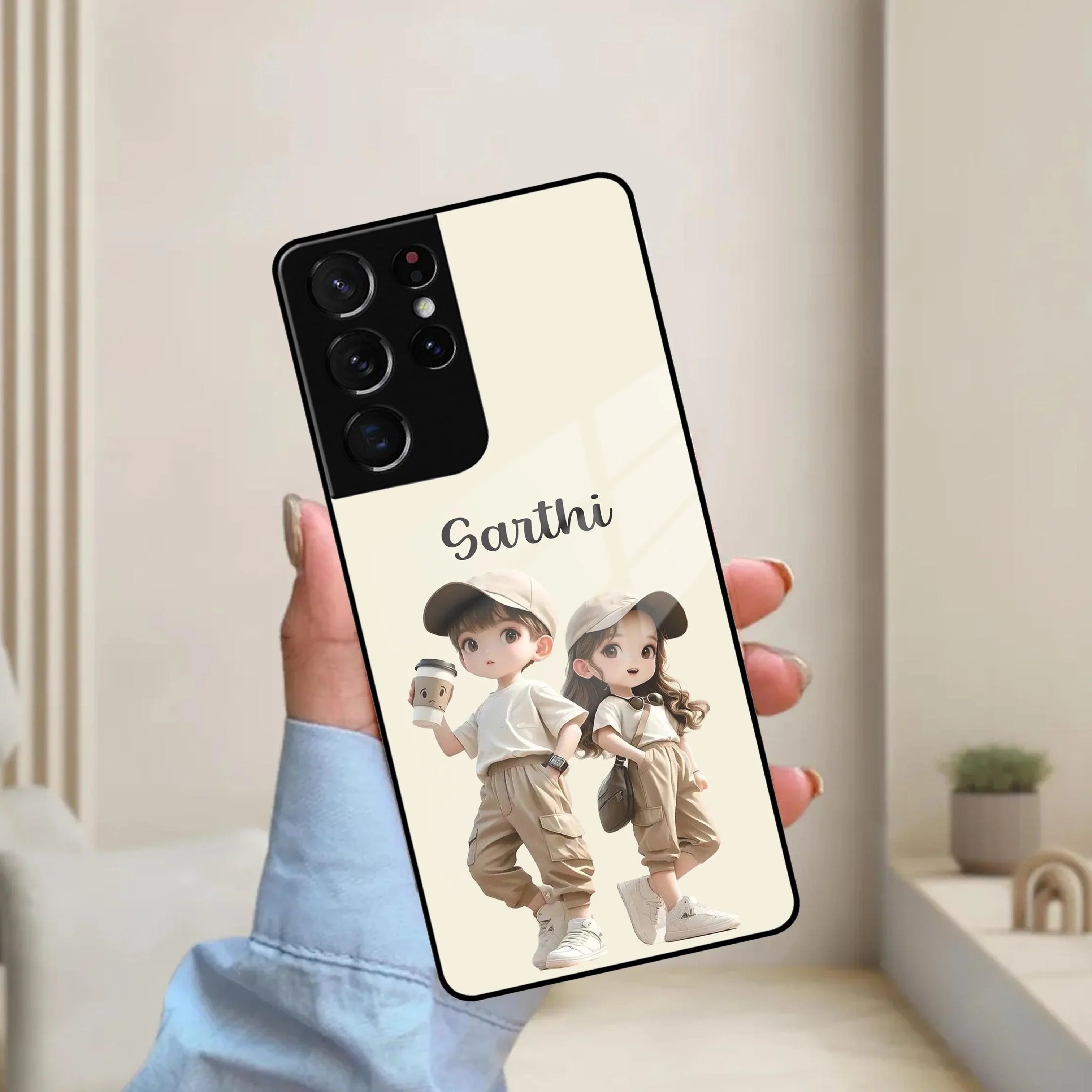 Sweet Harmony Customize Glass Case Cover For Samsung - ShopOnCliQ