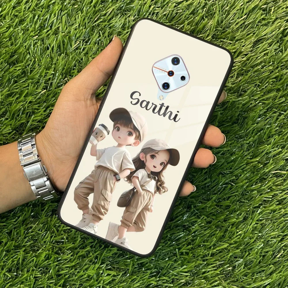 Sweet Harmony Customize Glass Case Cover For Vivo - ShopOnCliQ