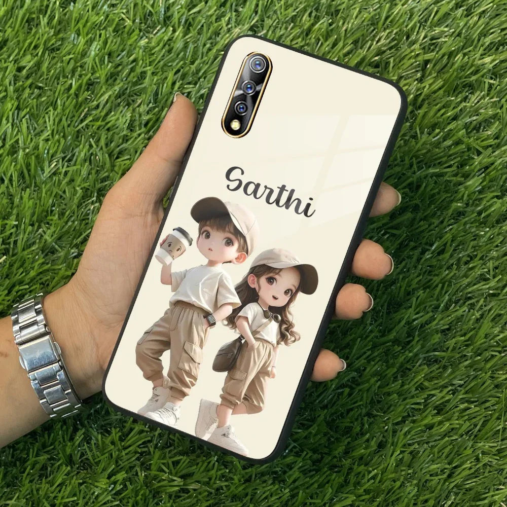 Sweet Harmony Customize Glass Case Cover For Vivo - ShopOnCliQ