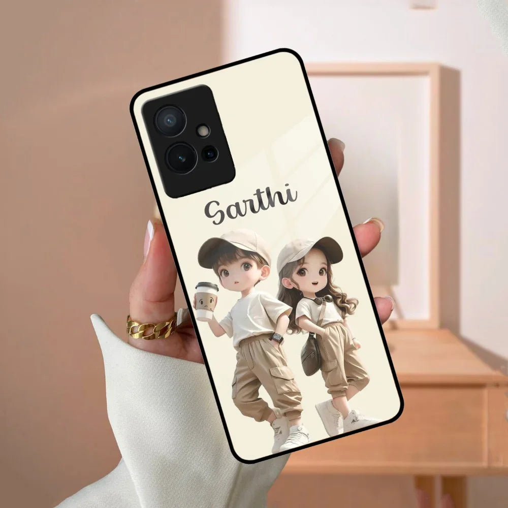 Sweet Harmony Customize Glass Case Cover For Vivo - ShopOnCliQ