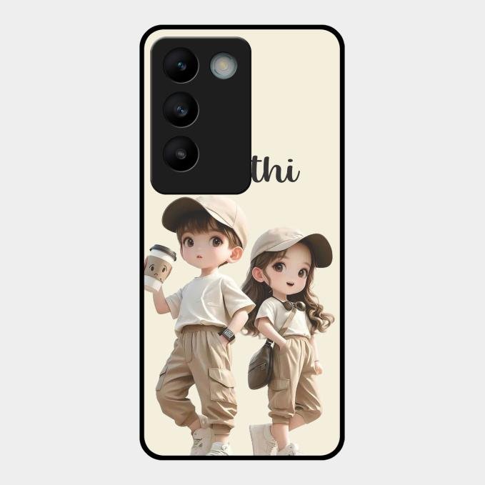 Sweet Harmony Customize Glass Case Cover For Vivo T3 5G