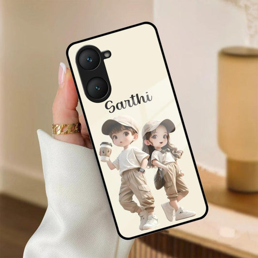 Sweet Harmony Customize Glass Case Cover For Vivo - ShopOnCliQ