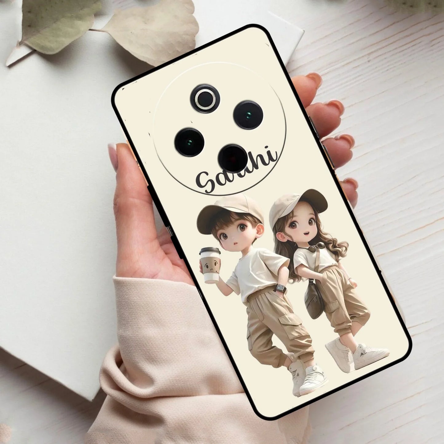 Sweet Harmony Customize Glass Case Cover For Vivo - ShopOnCliQ
