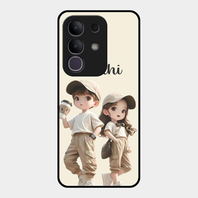 Sweet Harmony Customize Glass Case Cover For Vivo T4X 5G
