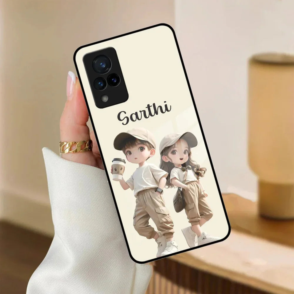 Sweet Harmony Customize Glass Case Cover For Vivo - ShopOnCliQ