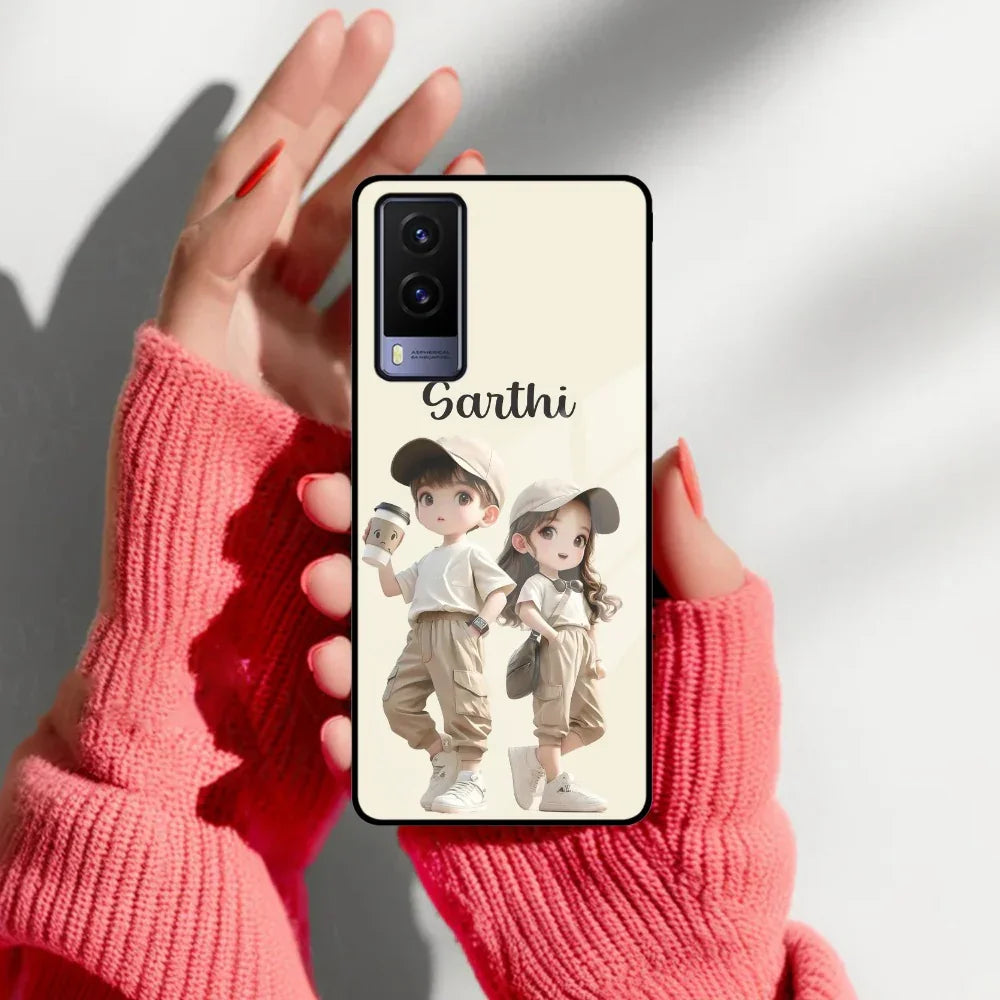 Sweet Harmony Customize Glass Case Cover For Vivo - ShopOnCliQ