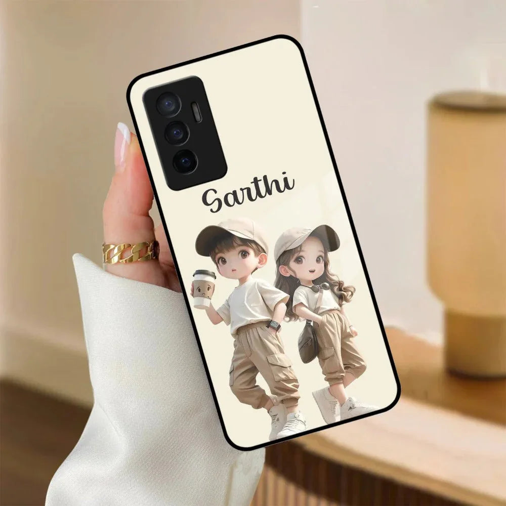 Sweet Harmony Customize Glass Case Cover For Vivo - ShopOnCliQ