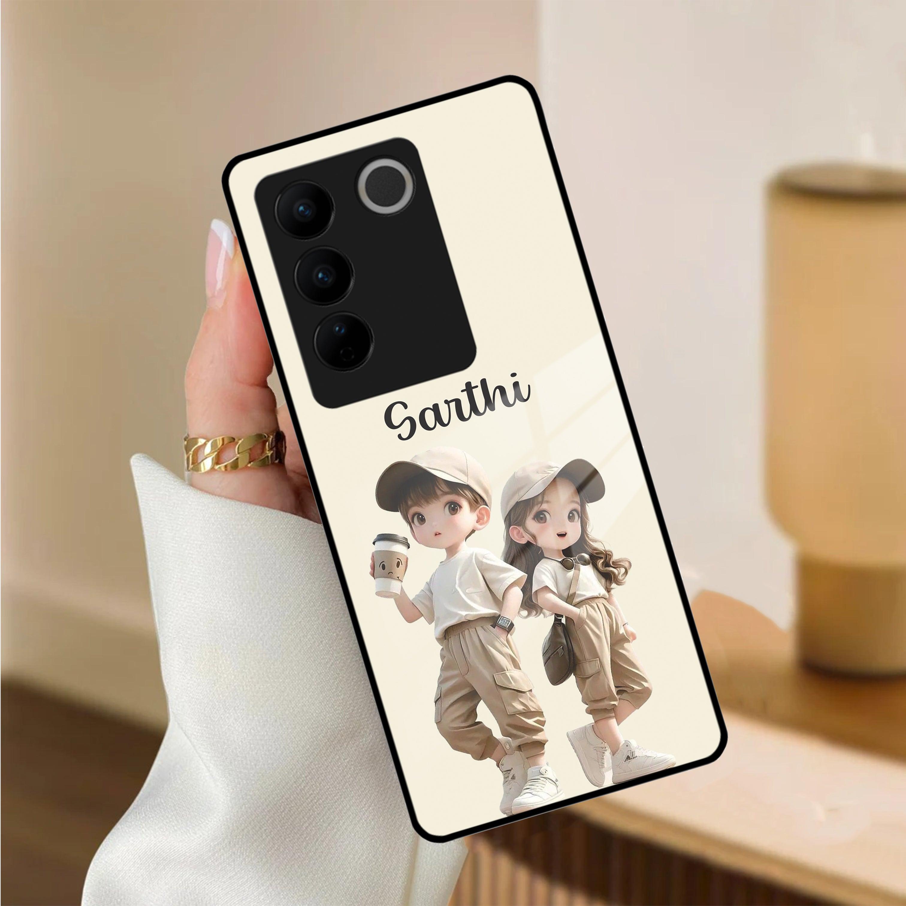 Sweet Harmony Customize Glass Case Cover For Vivo - ShopOnCliQ