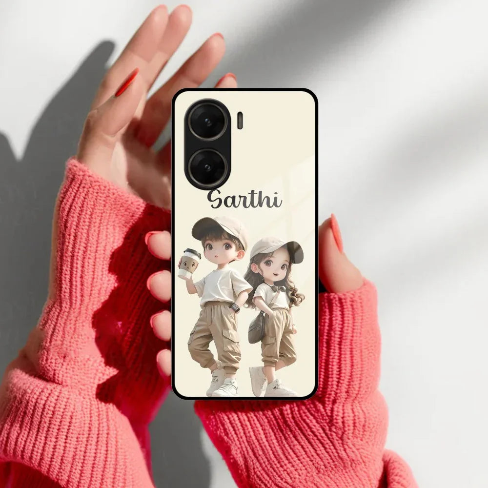 Sweet Harmony Customize Glass Case Cover For Vivo - ShopOnCliQ