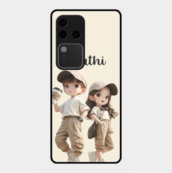 Sweet Harmony Customize Glass Case Cover For Vivo V30 Pro 5G