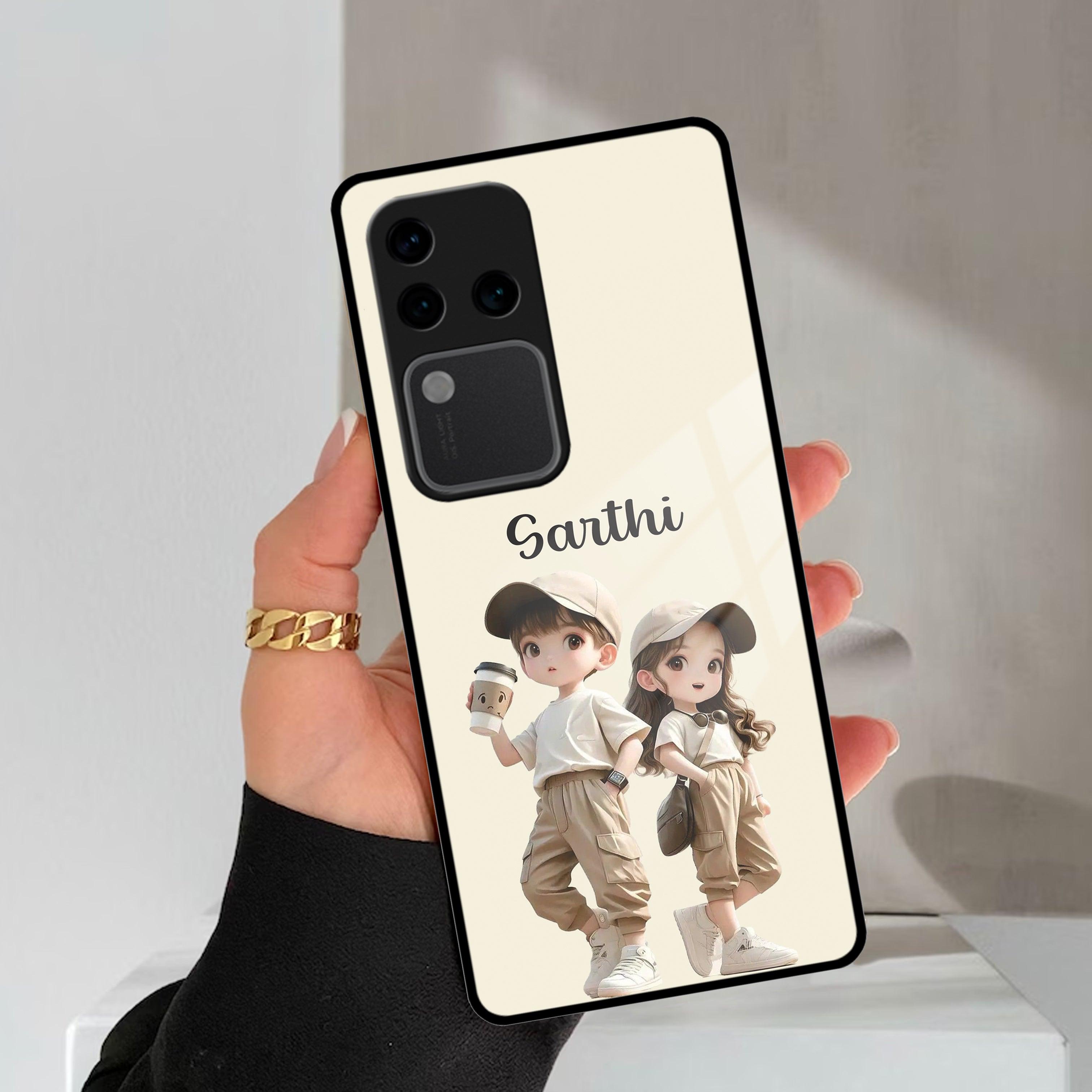 Sweet Harmony Customize Glass Case Cover For Vivo - ShopOnCliQ