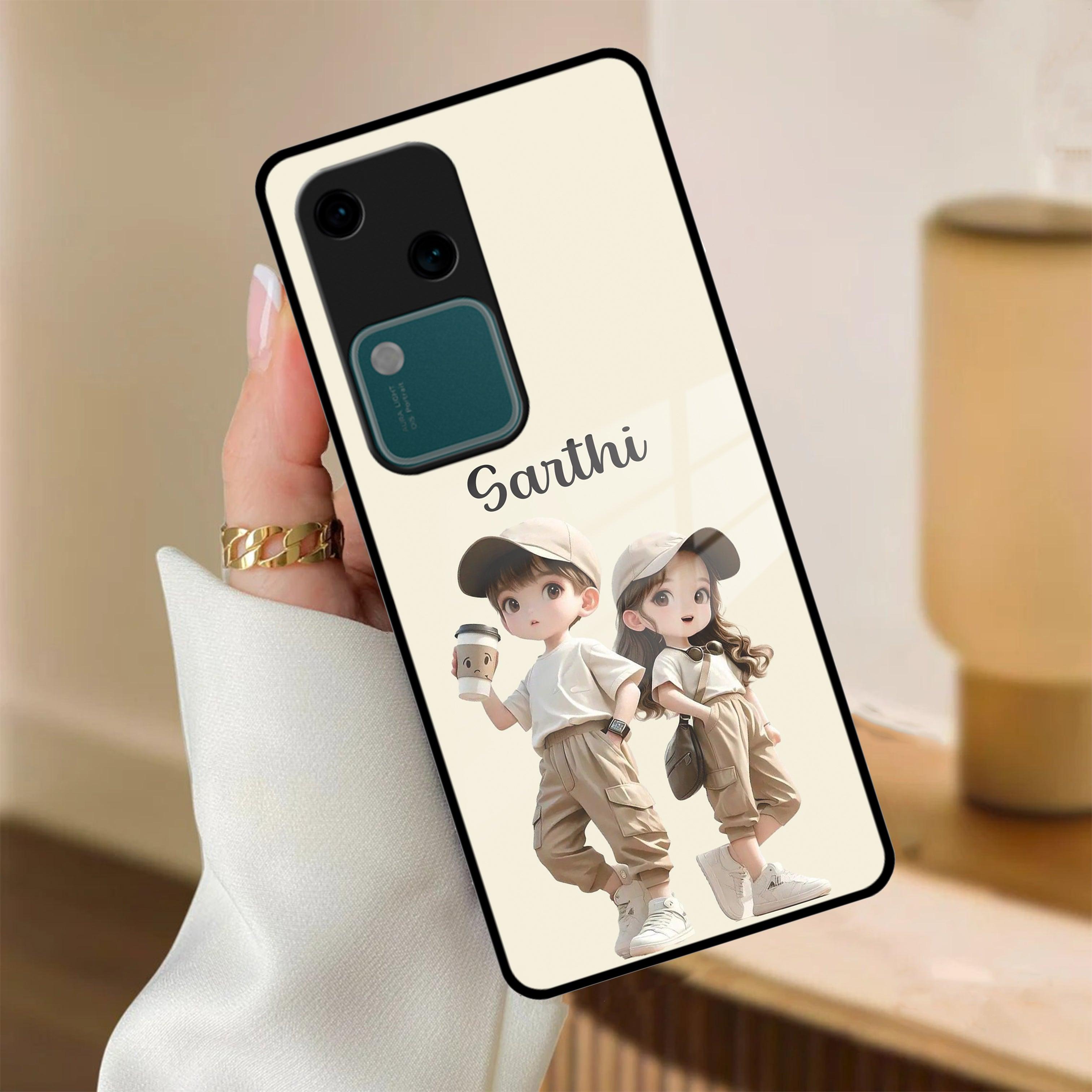 Sweet Harmony Customize Glass Case Cover For Vivo - ShopOnCliQ