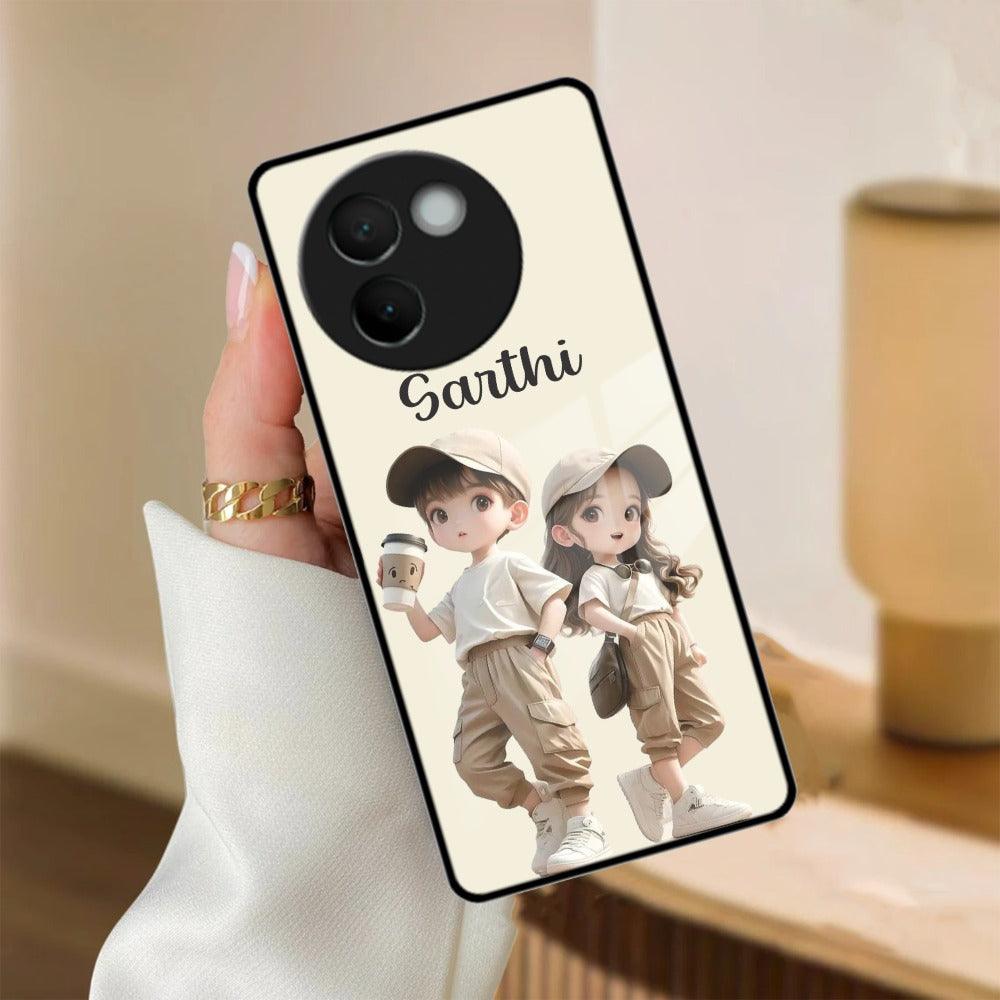 Sweet Harmony Customize Glass Case Cover For Vivo - ShopOnCliQ