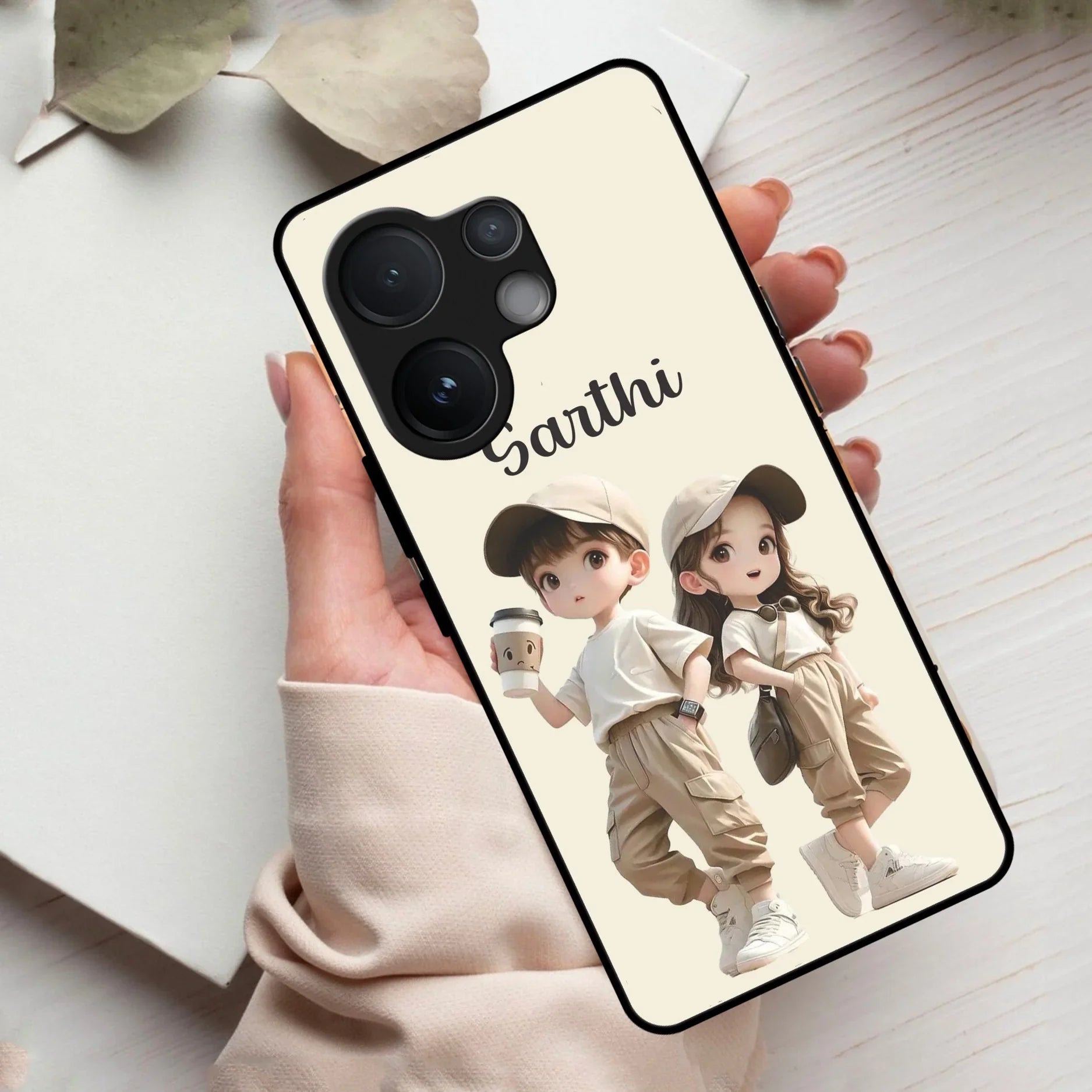 Sweet Harmony Customize Glass Case Cover For Vivo - ShopOnCliQ