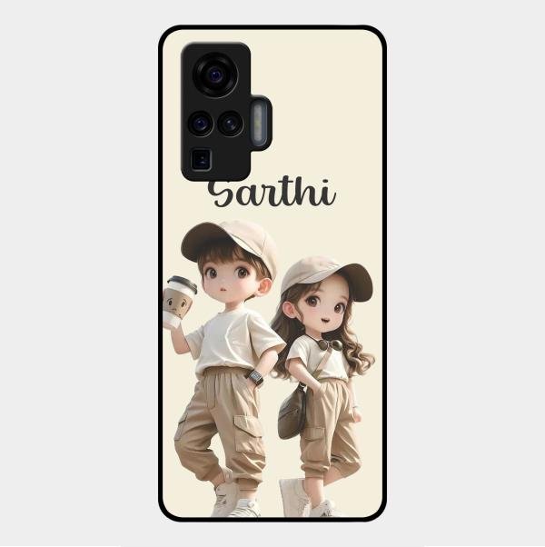 Sweet Harmony Customize Glass Case Cover For Vivo X50 Pro 5G